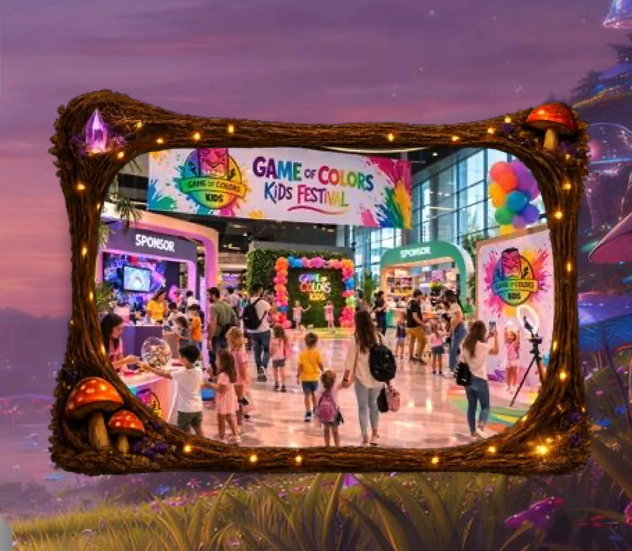 Game of Colors Kids sponsor ve stand alanı