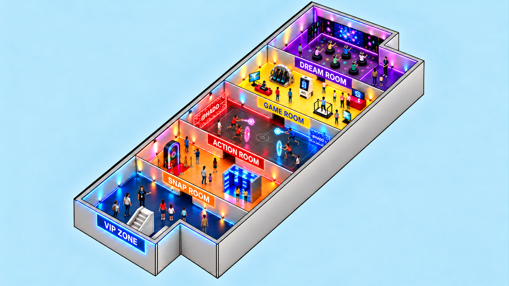 Game of Colors Kids VIP Zone deneyim alanı