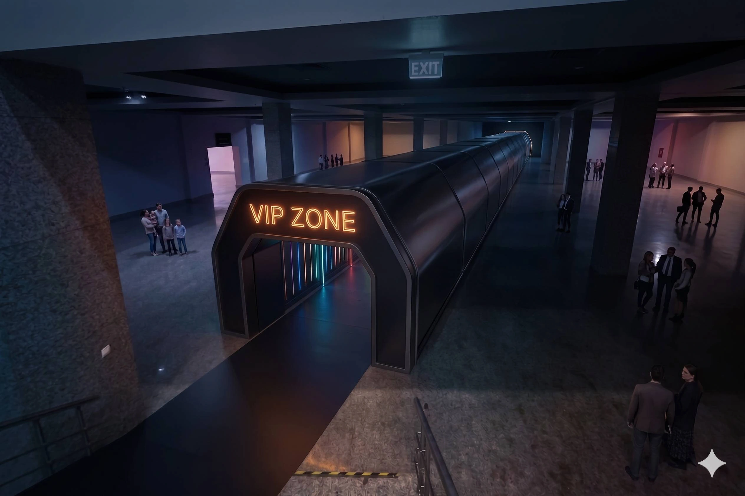 VIP Zone giriş alanı