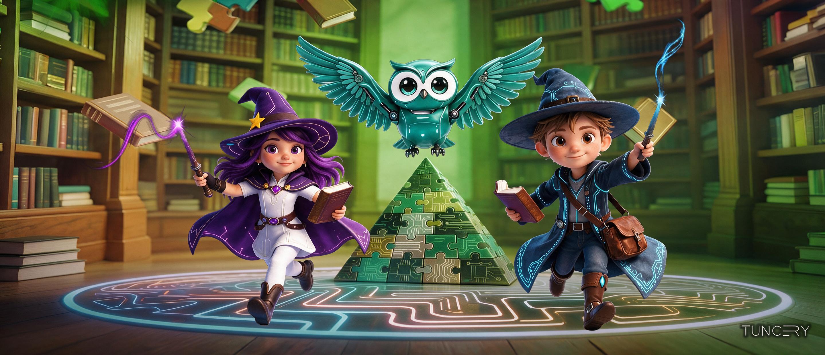 Zeka deneyim dünyasının resmi Game of Colors Kids illüstrasyonu